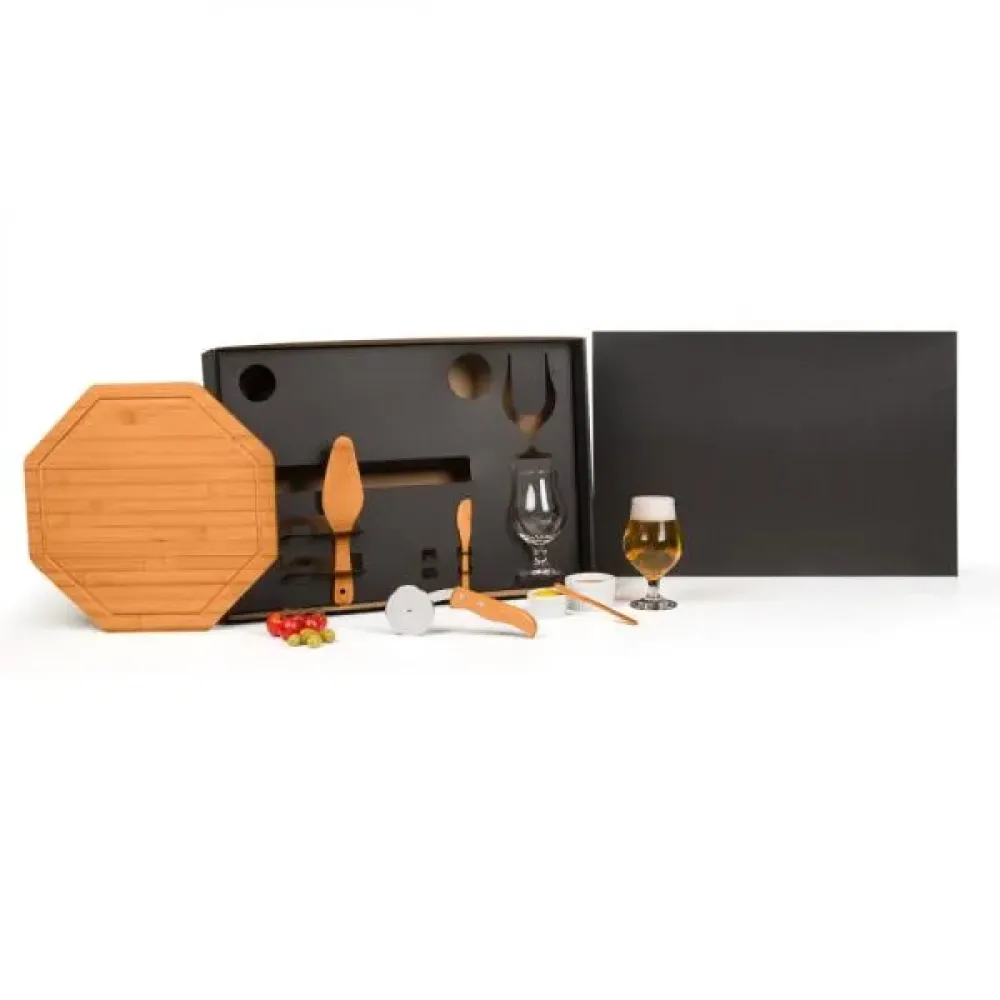 KIT PARA PIZZA / PETISCO / CERVEJA - 9 PÇS-KT-90604