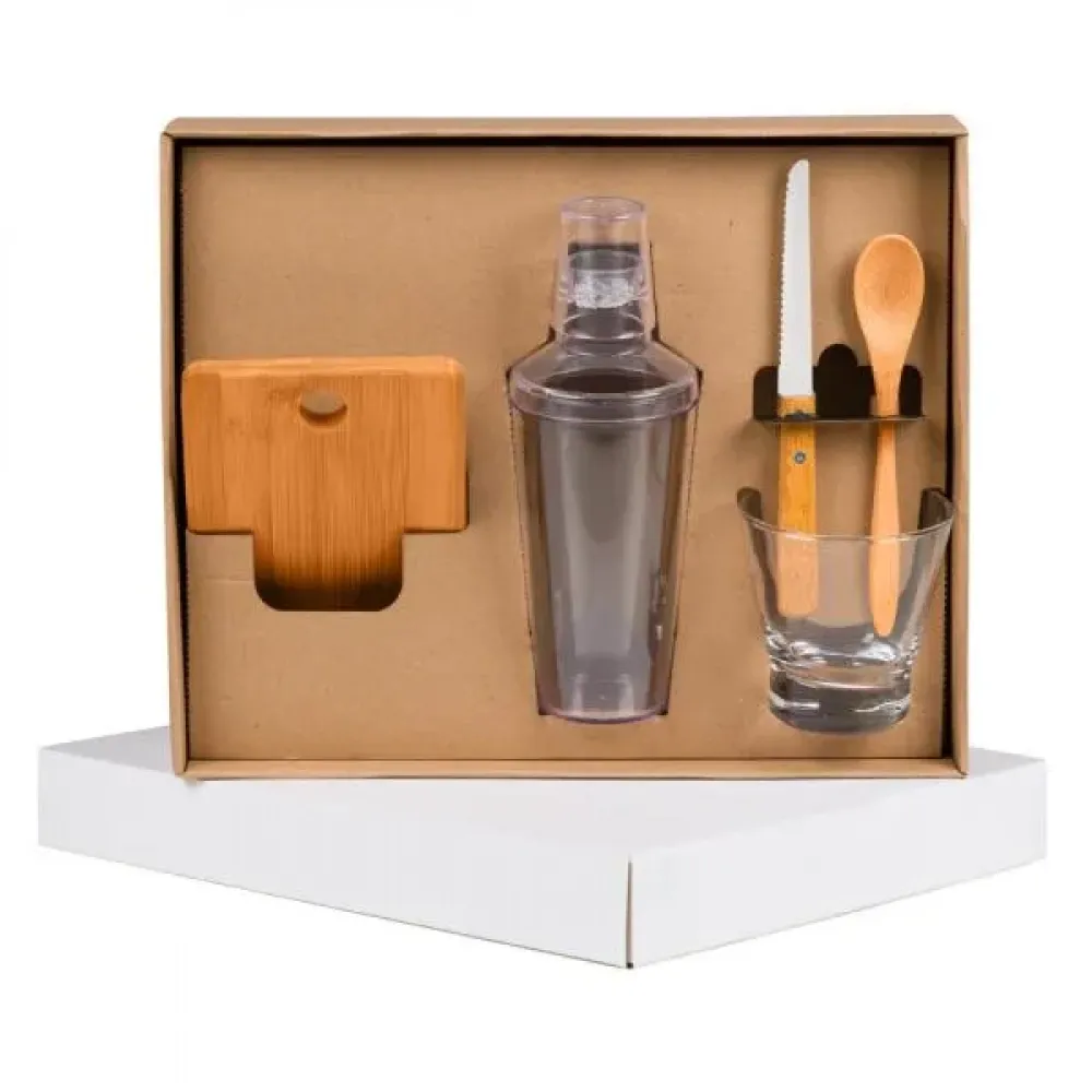 KIT PARA CAIPIRINHA COM COQUETELEIRA - 5 PÇS