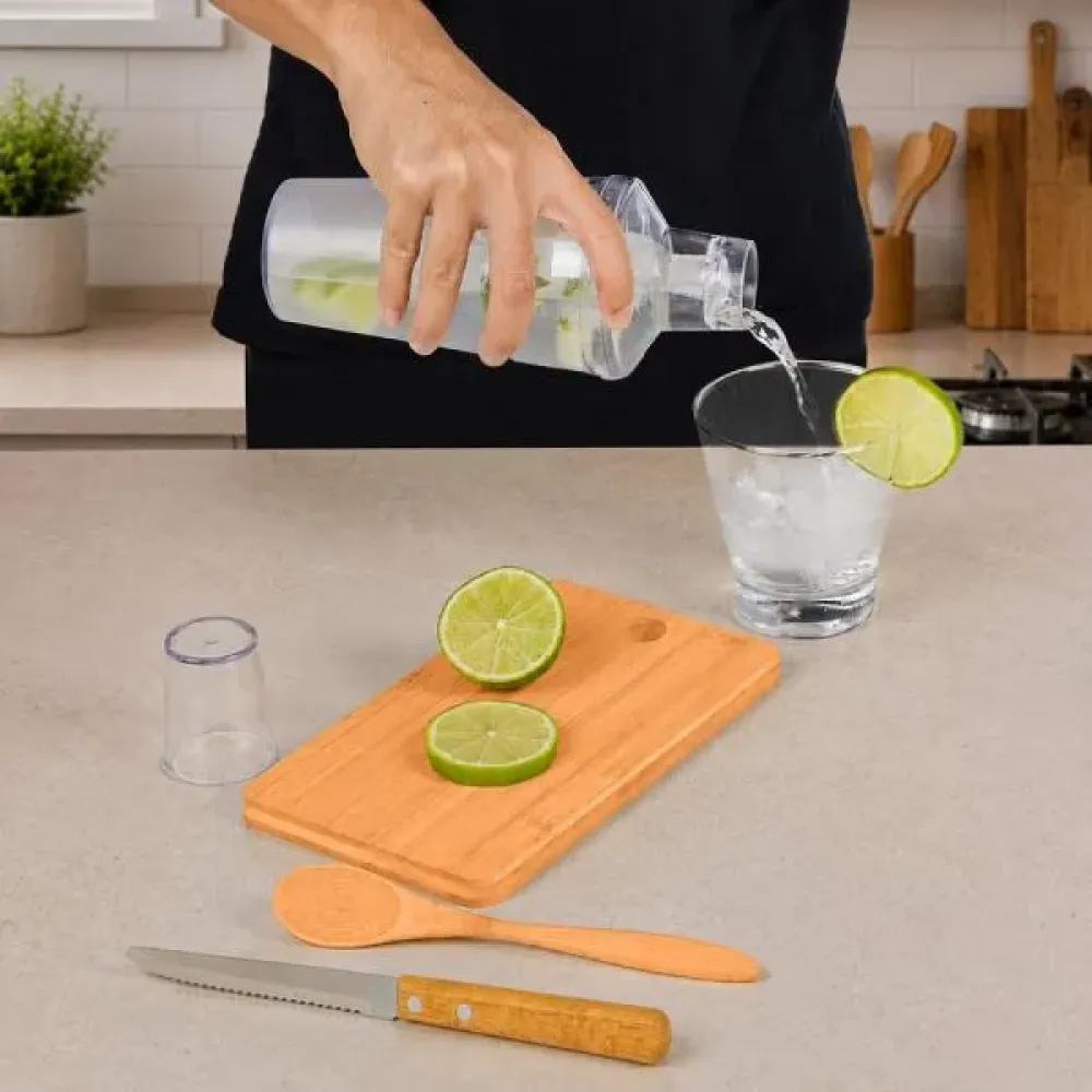 KIT PARA CAIPIRINHA COM COQUETELEIRA - 5 PÇS