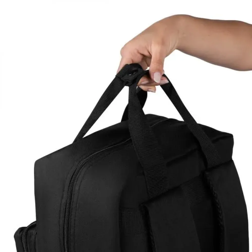 MOCHILA EM RPET - PRETA - 21L
