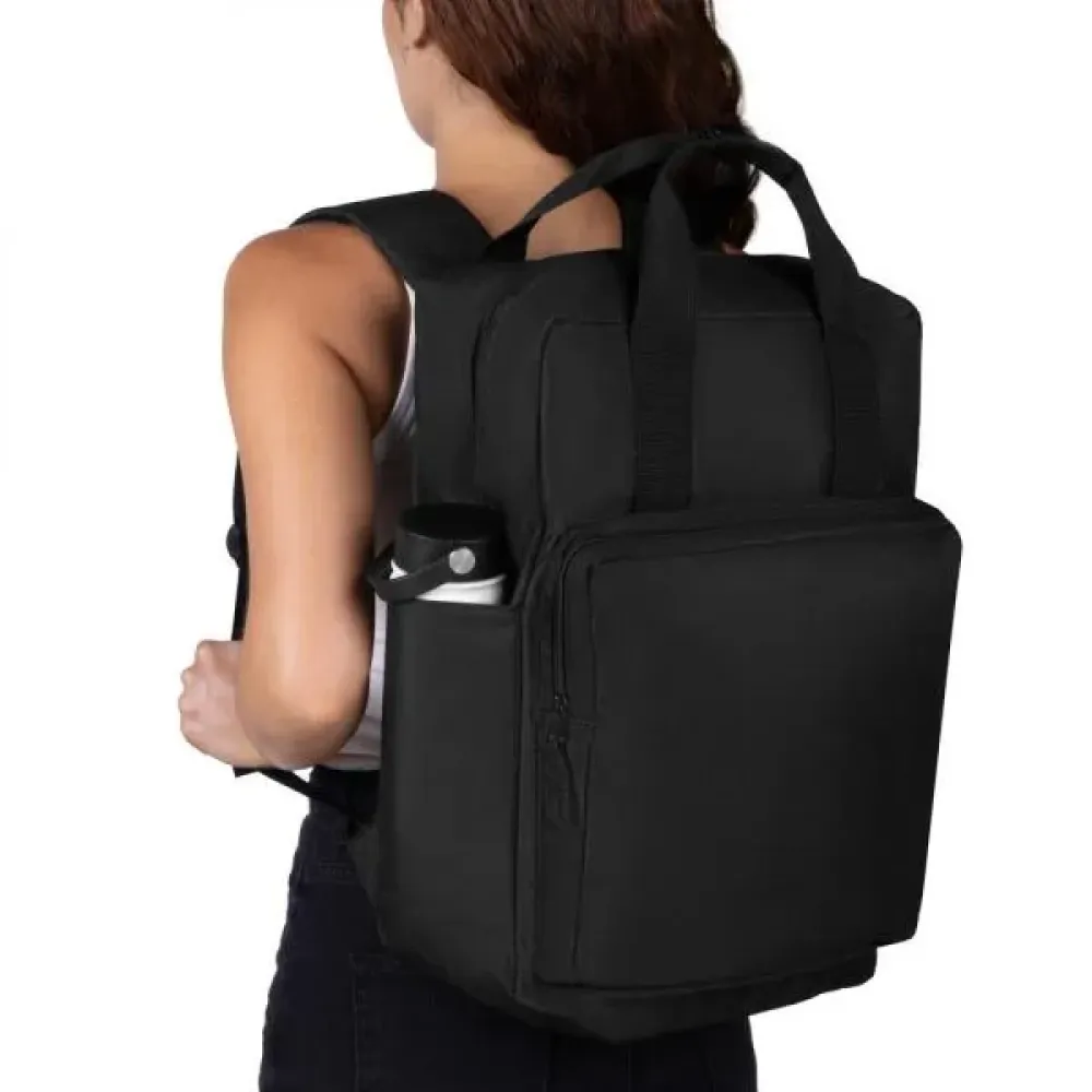 MOCHILA EM RPET - PRETA - 21L