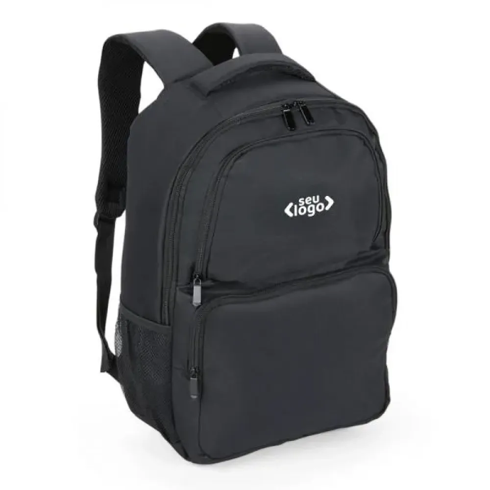 MOCHILA EM POLYESTER 600D - 28L - PRETA