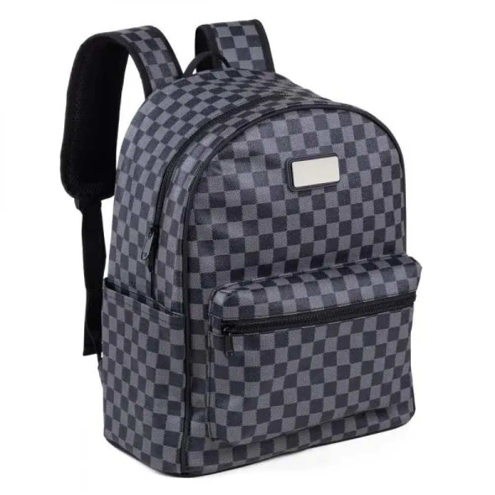 MOCHILA EM PVC - XADREZ-MA-02101