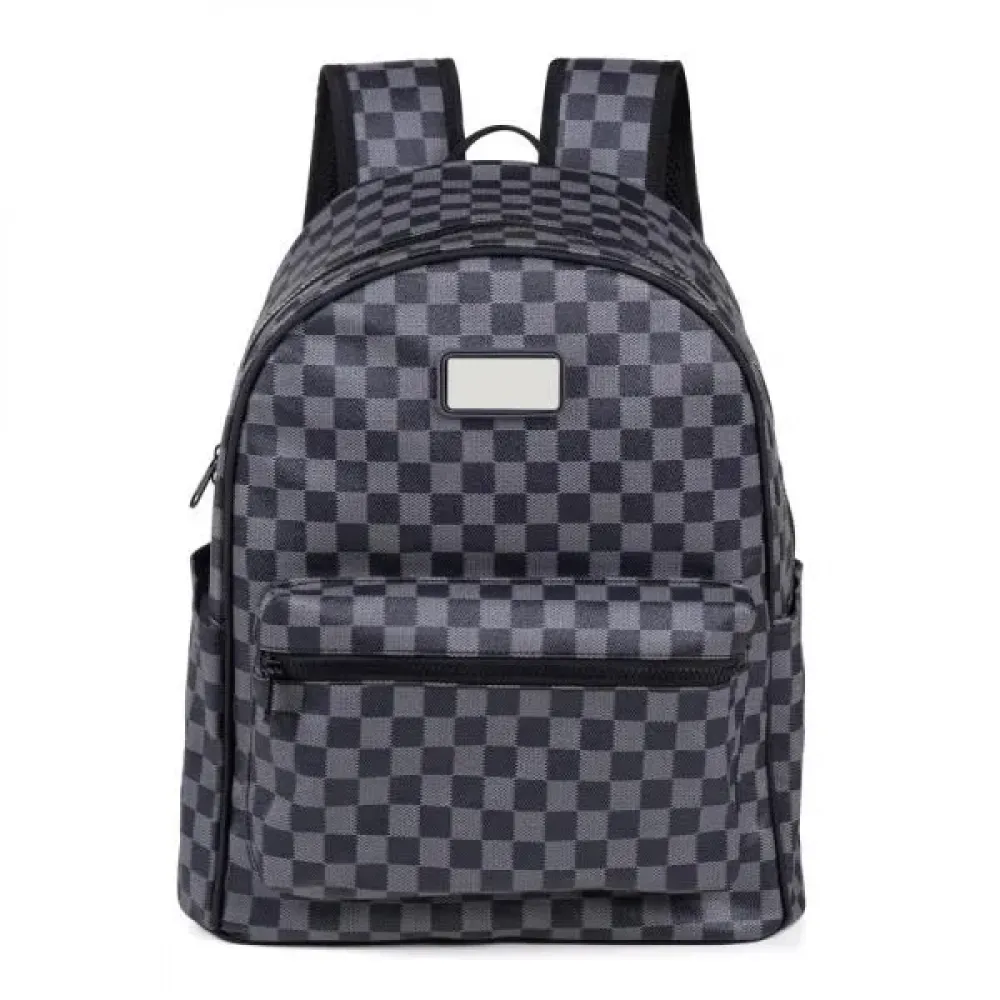 MOCHILA EM PVC - XADREZ