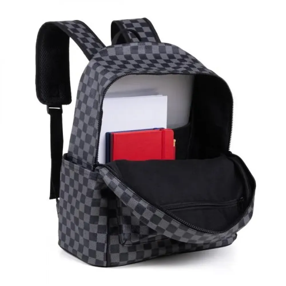 MOCHILA EM PVC - XADREZ