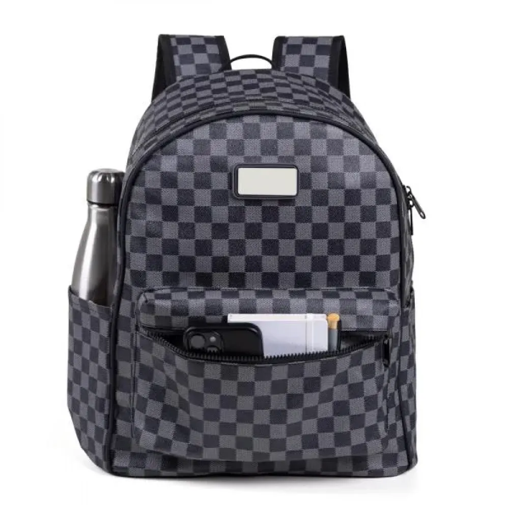 MOCHILA EM PVC - XADREZ