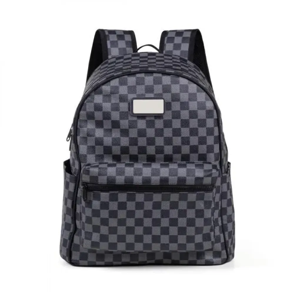 MOCHILA EM PVC - XADREZ
