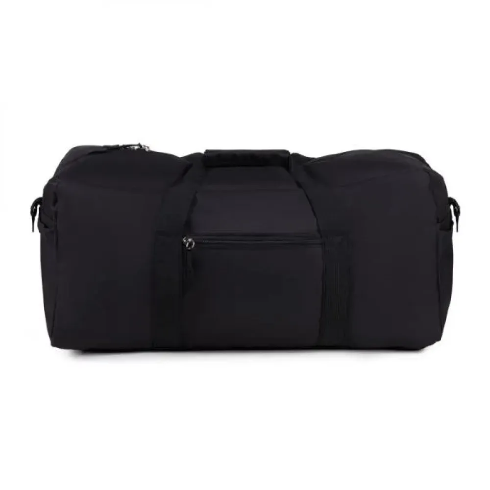 MALA ESPORTIVA EM POLYESTER 300D - PRETA - 31L