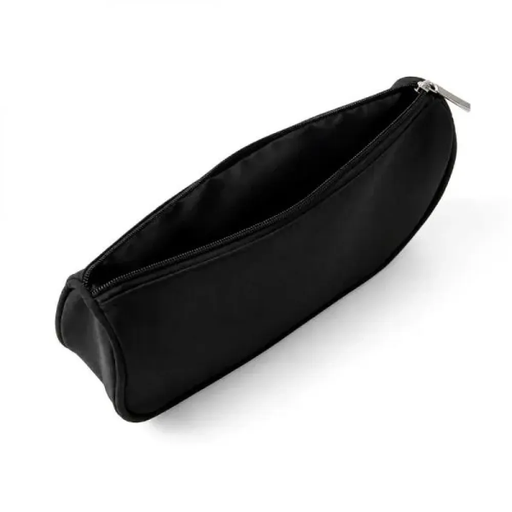 NECESSAIRE PRETA EM MICROFIBRA