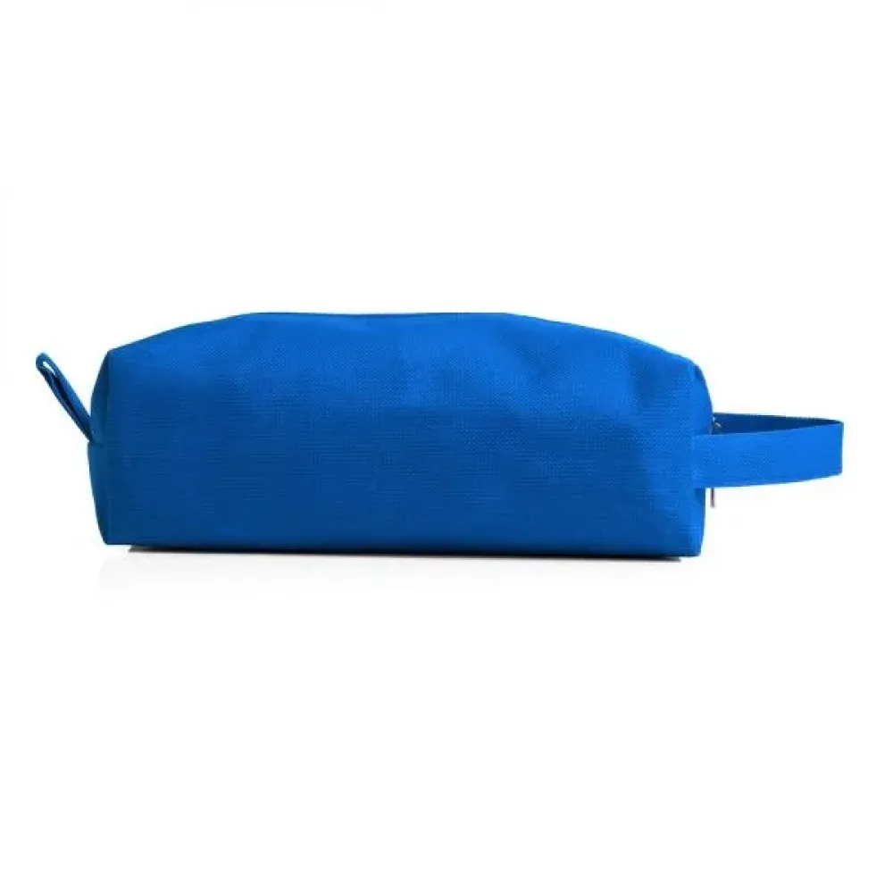 NECESSAIRE EM NYLON 600 COM ALÇA - AZUL