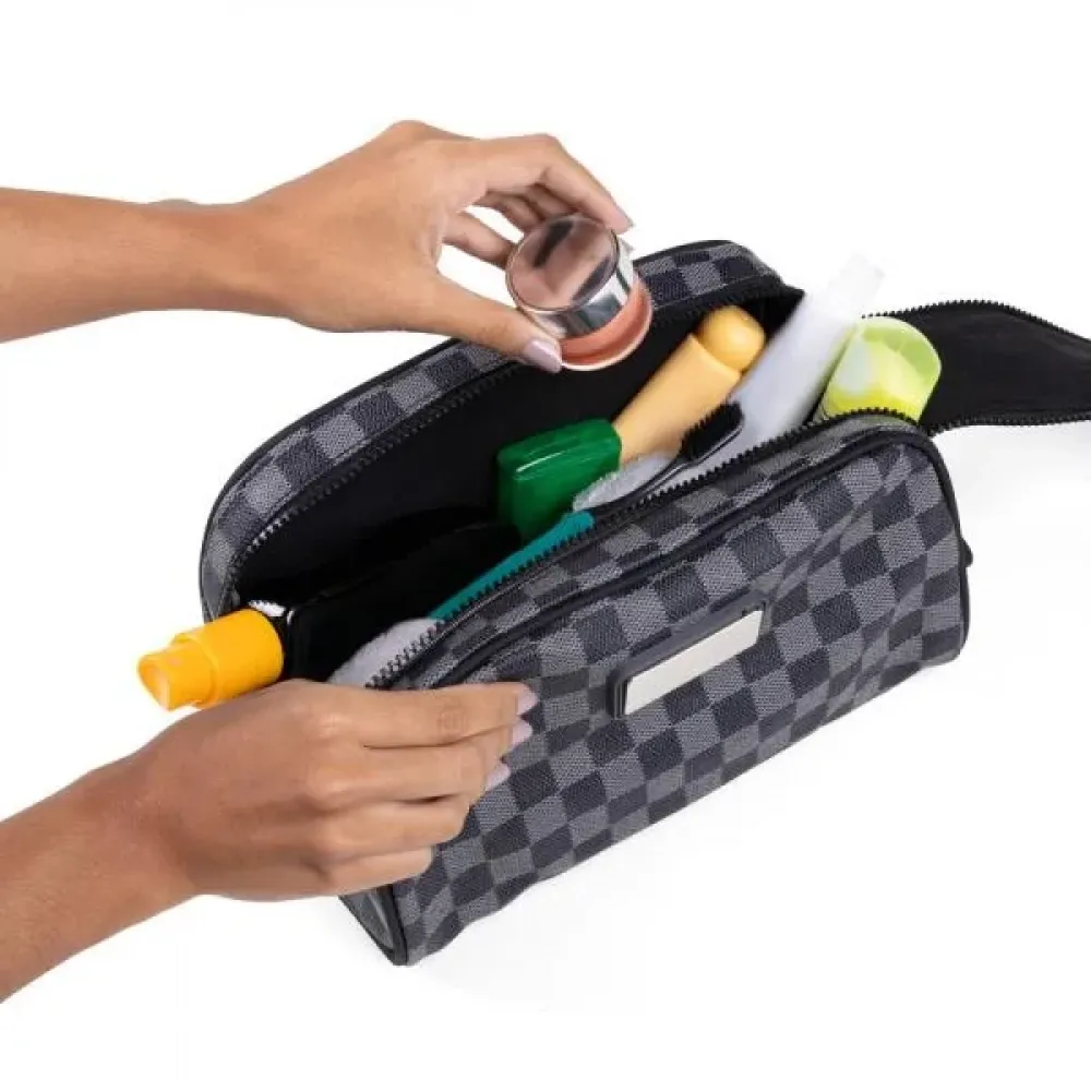 NECESSAIRE EM PVC - XADREZ