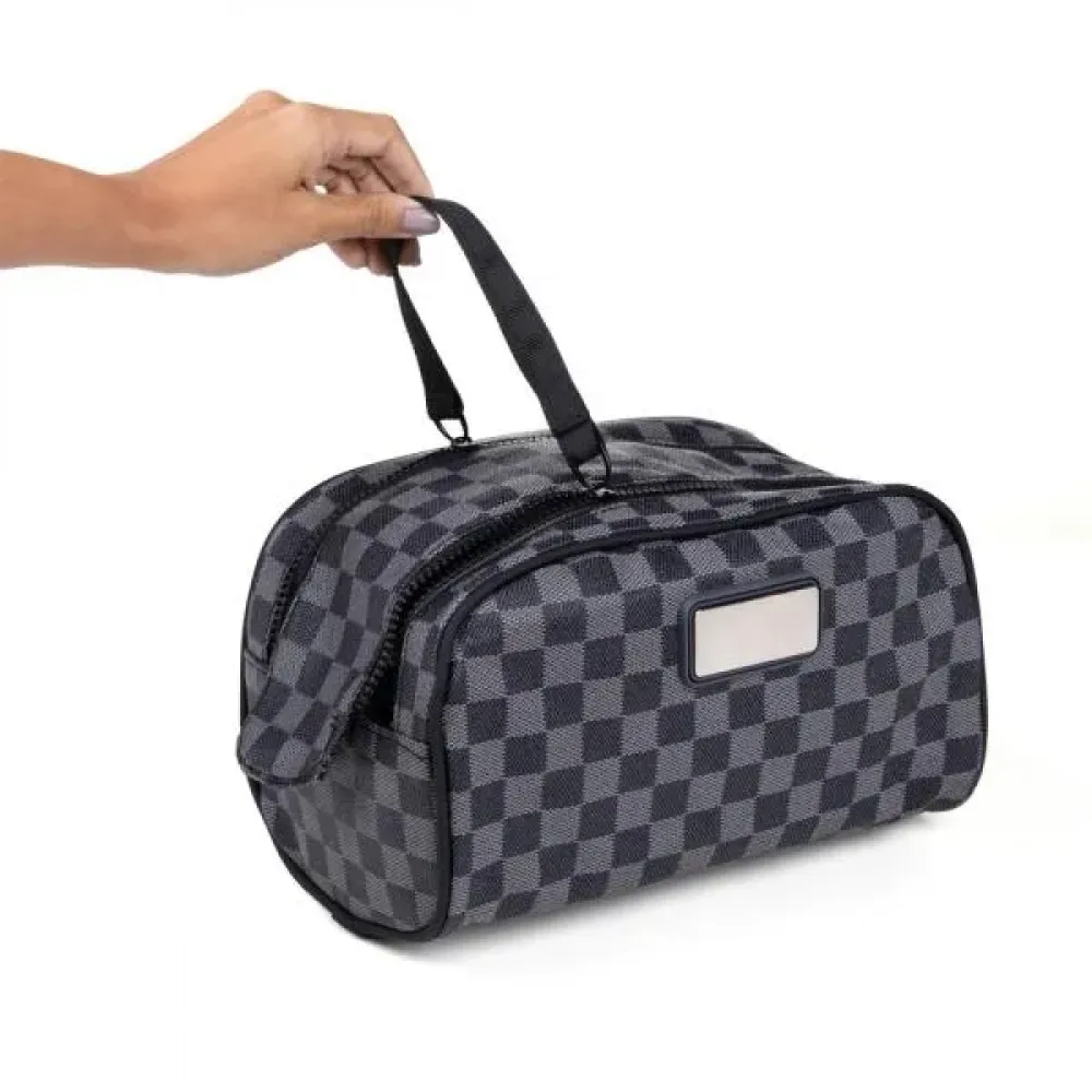 NECESSAIRE EM PVC - XADREZ