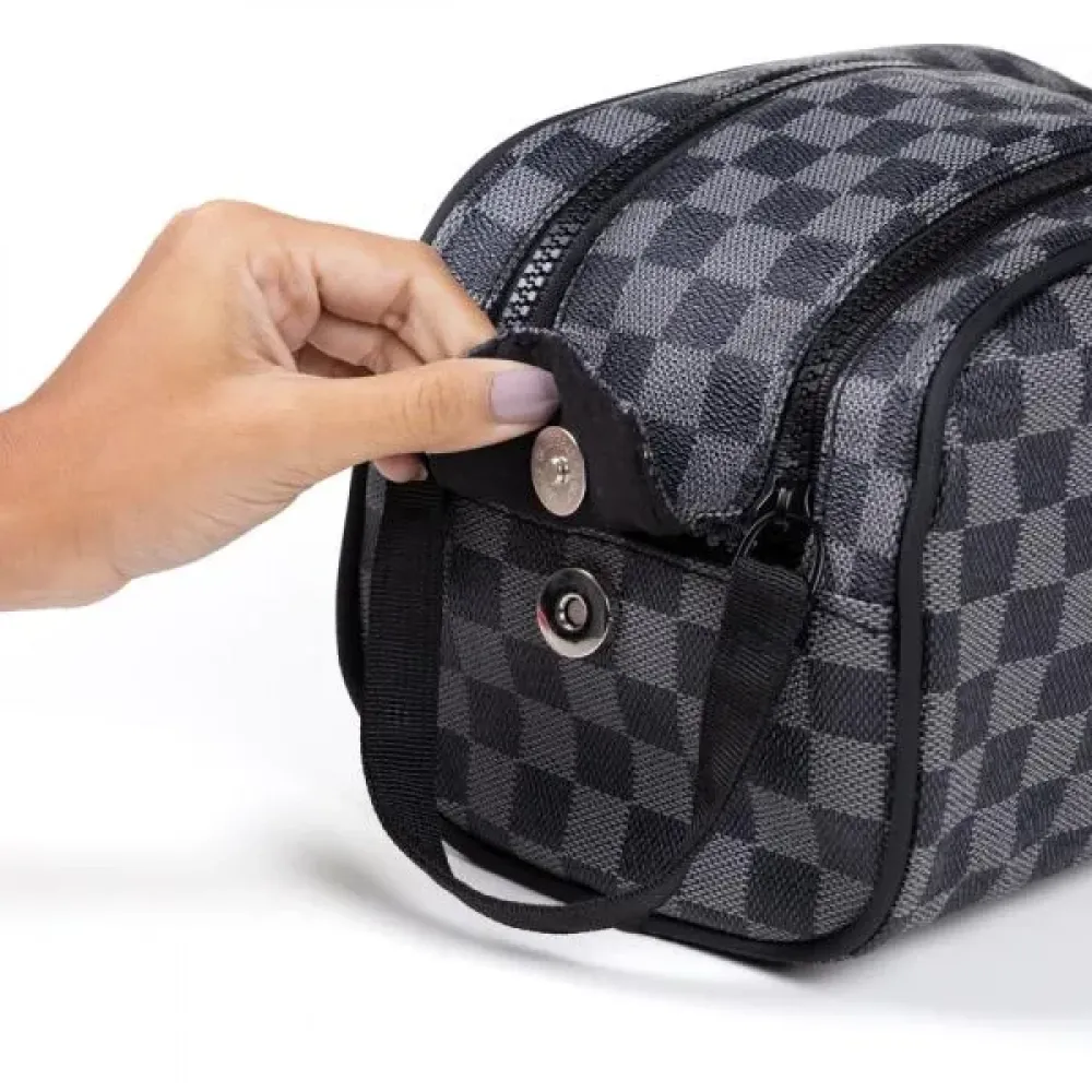 NECESSAIRE EM PVC - XADREZ