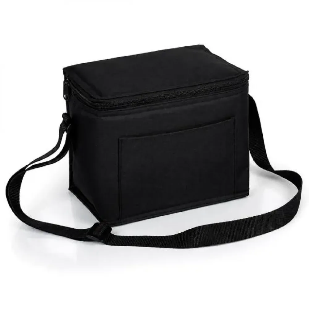 BOLSA TÉRMICA PRETA - 4L - 20X15X16CM -  NÃO IMPERMEÁVEL