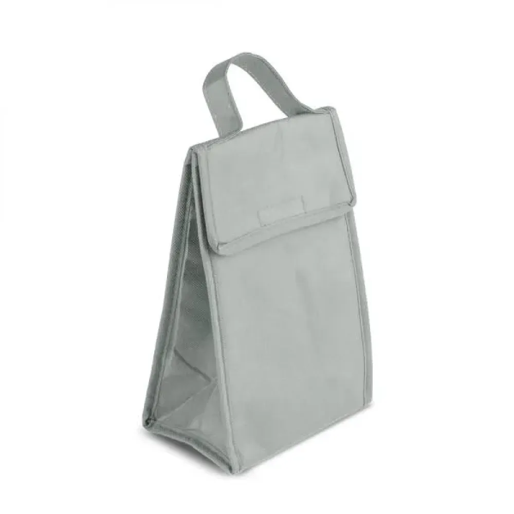 BOLSA TÉRMICA EM TNT 80G/M² - CINZA - 27X17X10,5 CM-MA-15302