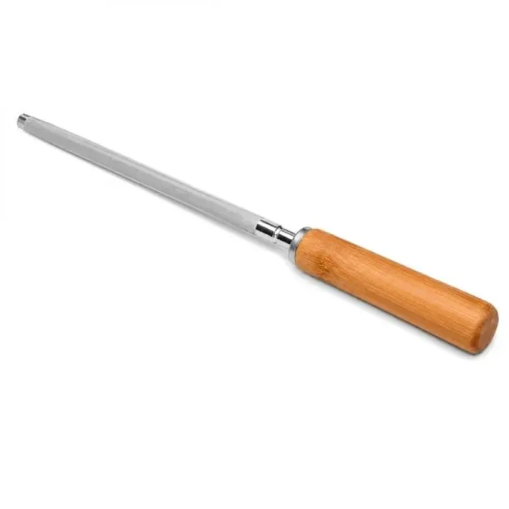 CONJ. DE FACAS BAMBU / MADEIRA / INOX COM ESTOJO FRANKFURT - 7 PÇS