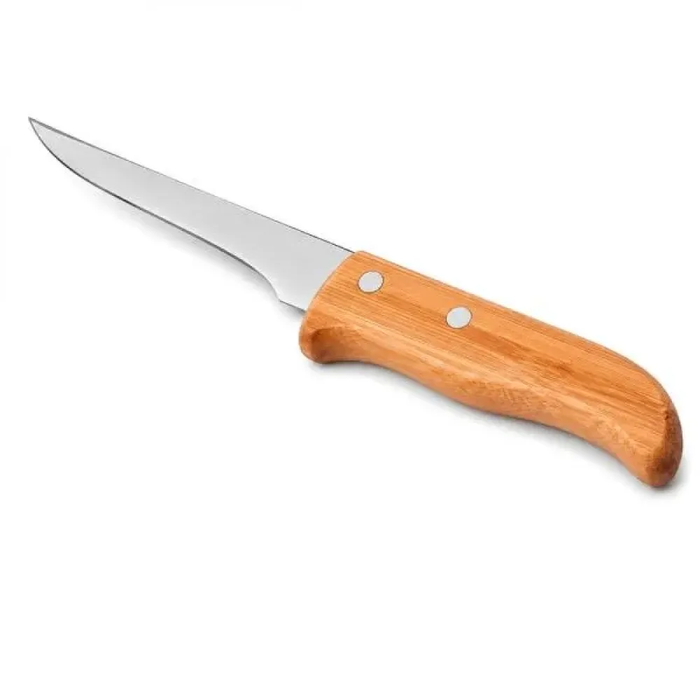 CONJ. DE FACAS BAMBU / MADEIRA / INOX COM ESTOJO FRANKFURT - 7 PÇS