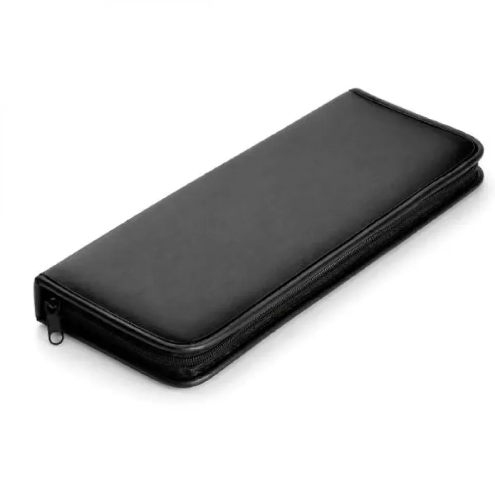 KIT GARFO, FACA  INOX/BAMBU COM ESTOJO E AVENTAL - 4 PÇS
