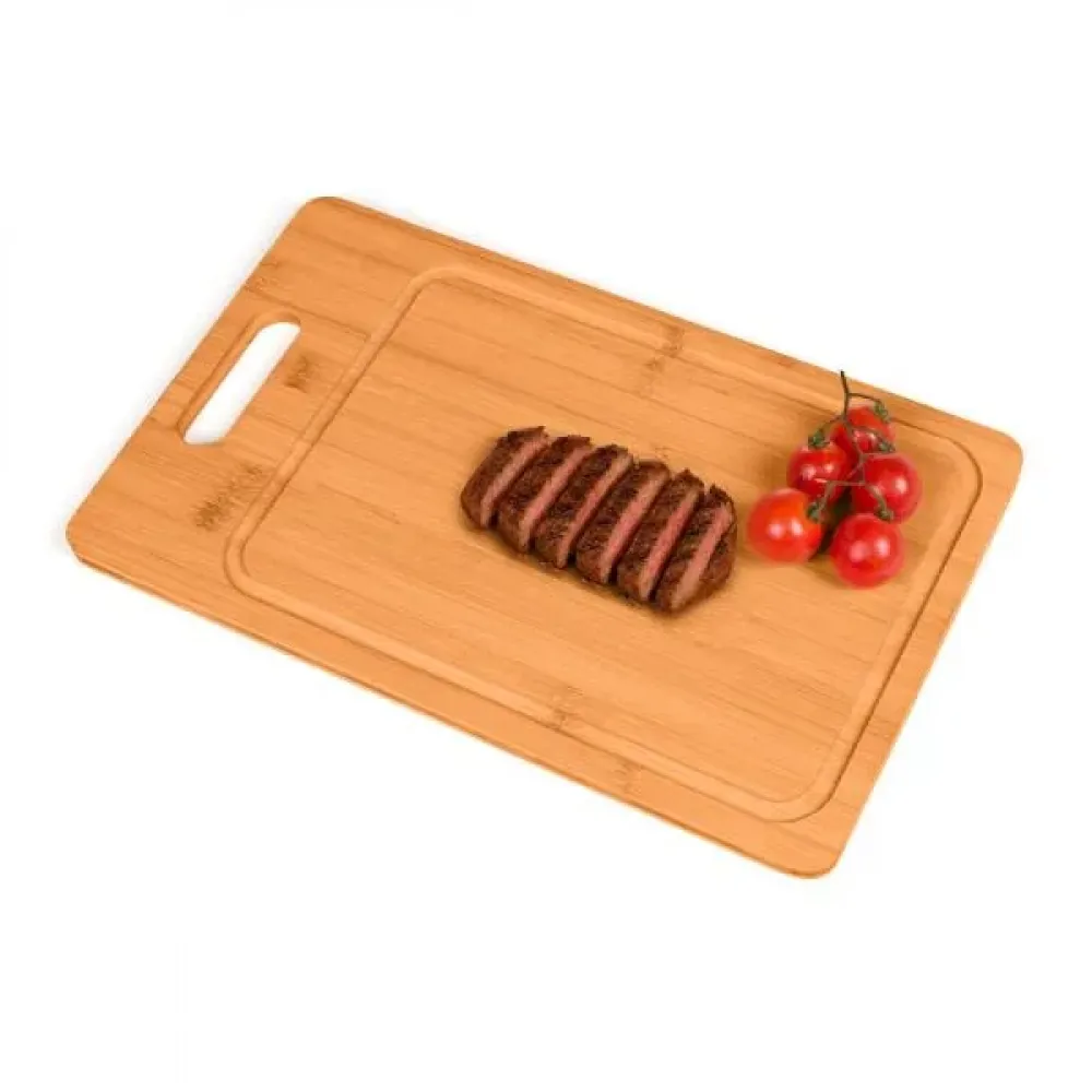 TABUA EM BAMBU RETANGULAR - 37X22X1,2 CM