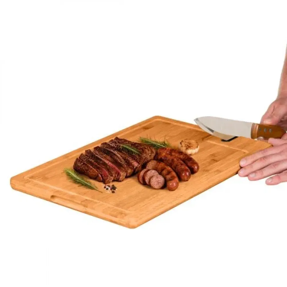 TÁBUA PREMIUM PARA CHURRASCO COM AMOLADOR