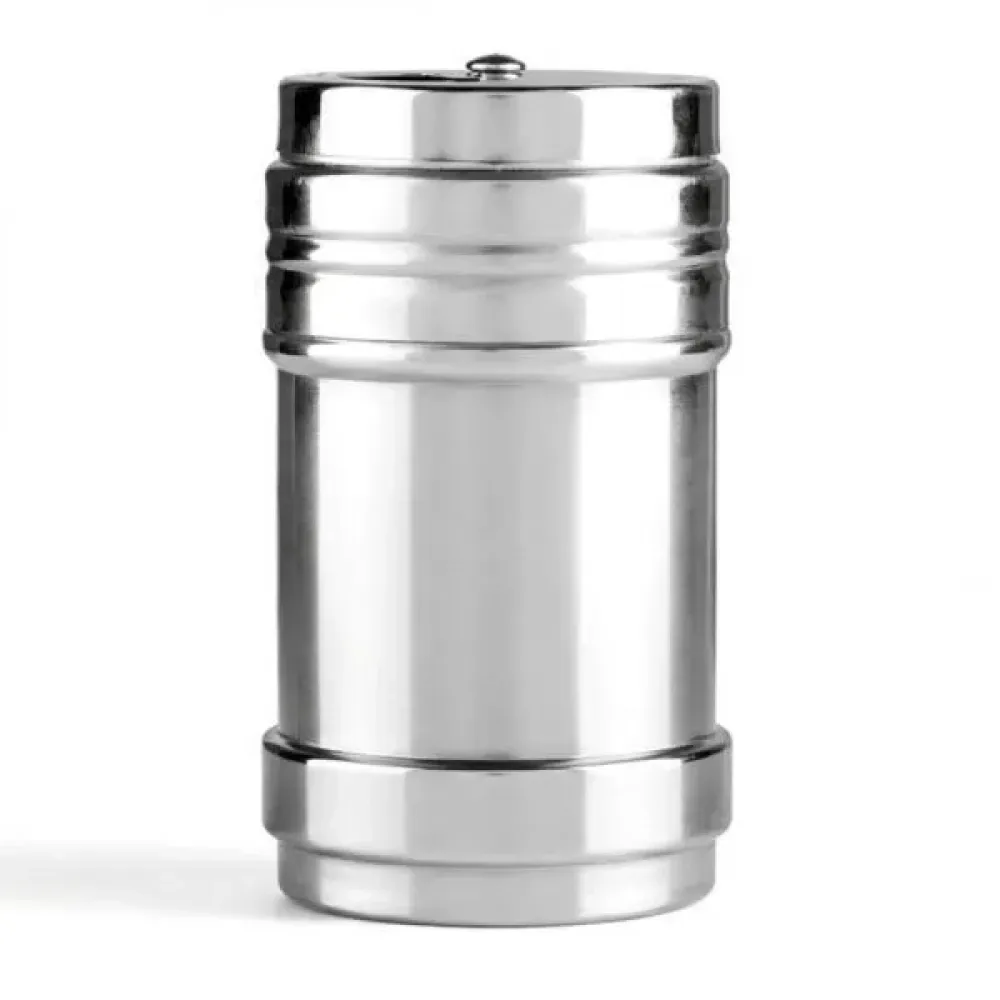 POTE PARA CONDIMENTO EM AÇO INOX - 8X4CM