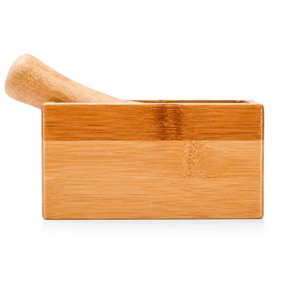 AMASSADOR DE TEMPEROS EM BAMBU QUADRADO