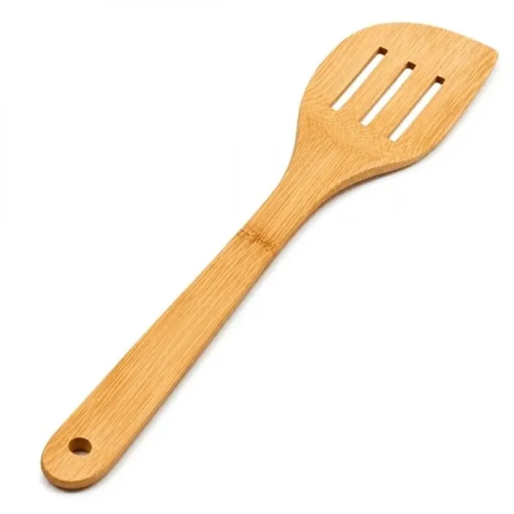 ESPÁTULA PERFURADA EM BAMBU UTILITY - 30 CM