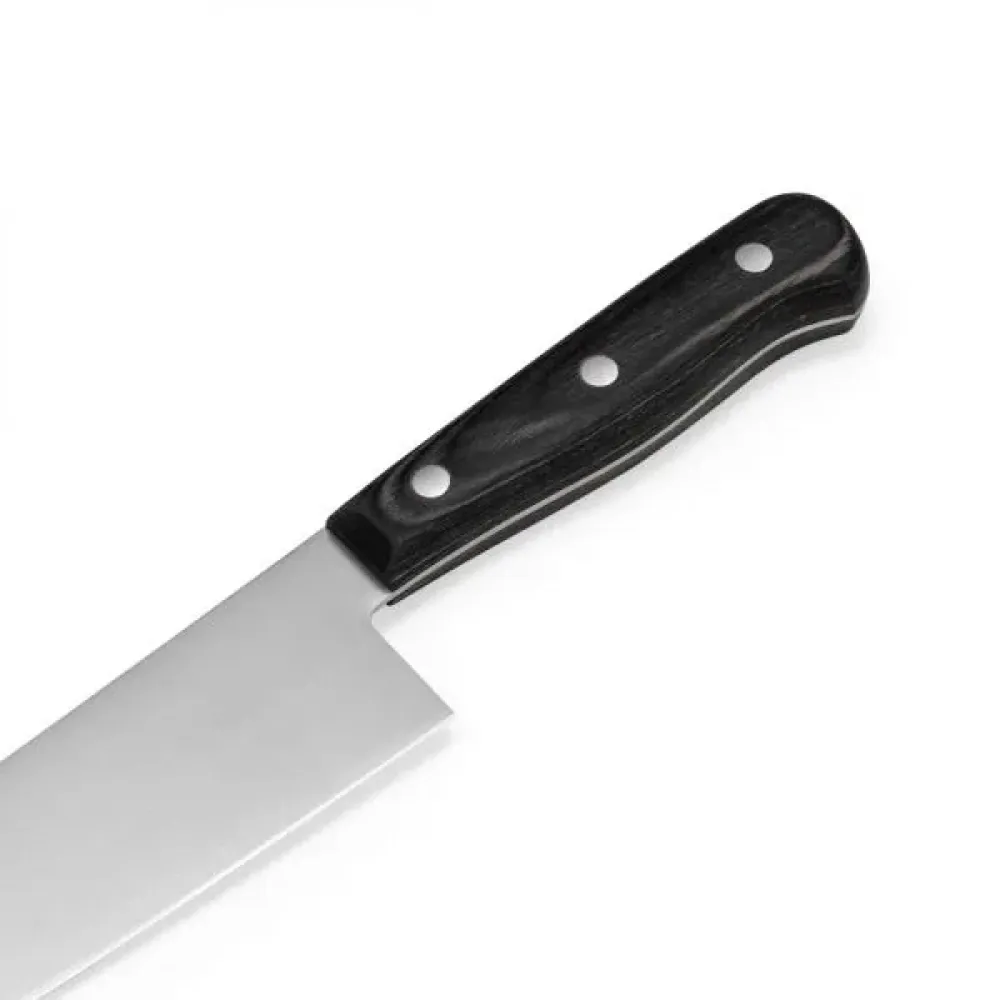 FACA PREMIUM EM MADEIRA /INOX - PRETO
