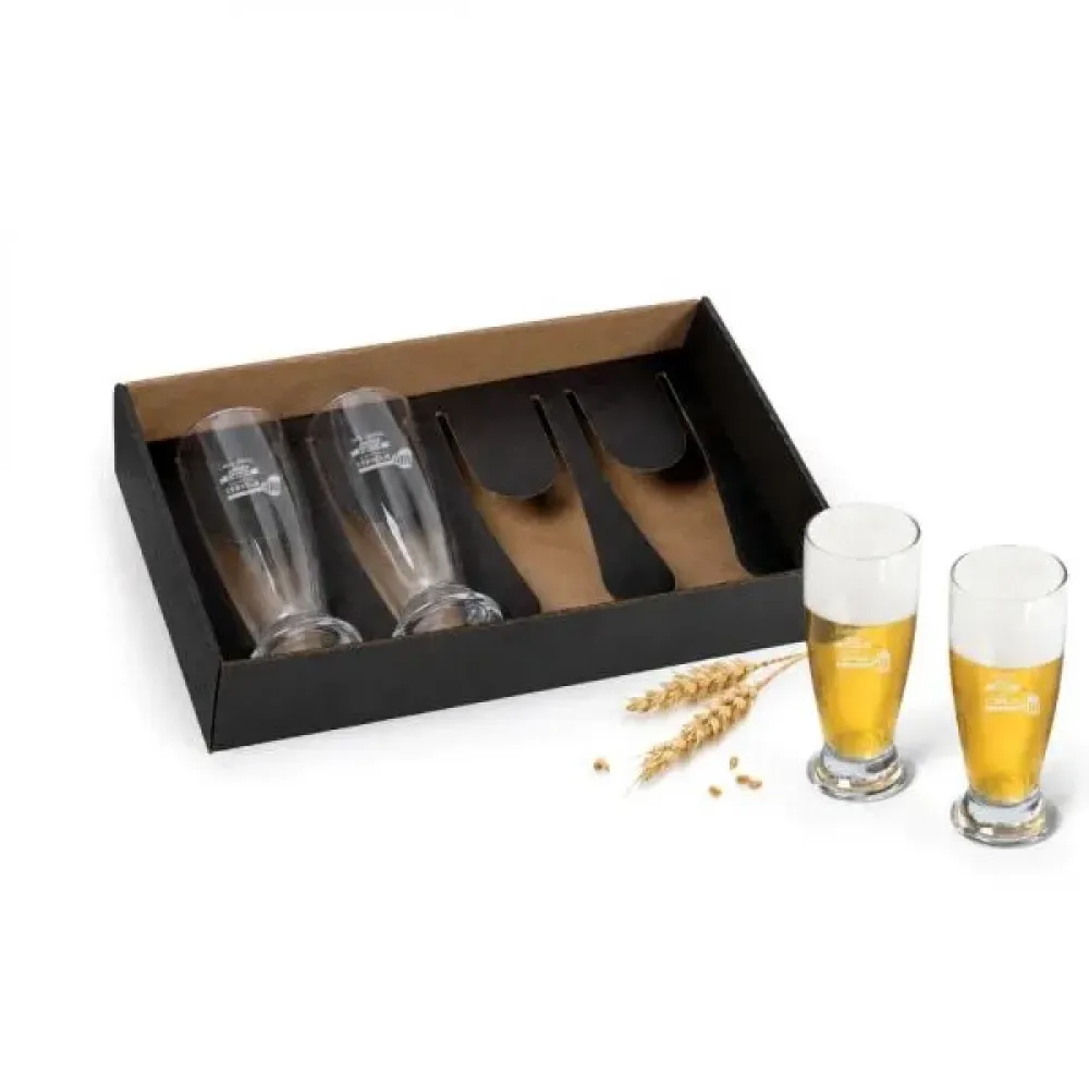 JOGO DE COPOS VIDRO P / CERVEJA / DRINK 200 ML - 4 PÇS
