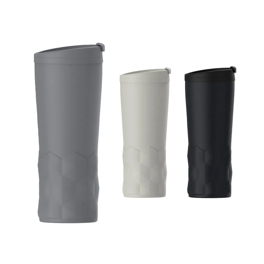 ZANETTI. Copo de viagem térmico em aço inox 450 mL-44003