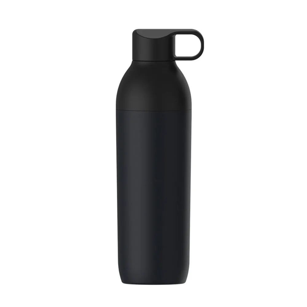 KUNZE. Garrafa e copo térmico 2 em 1 em aço inox 600 mL