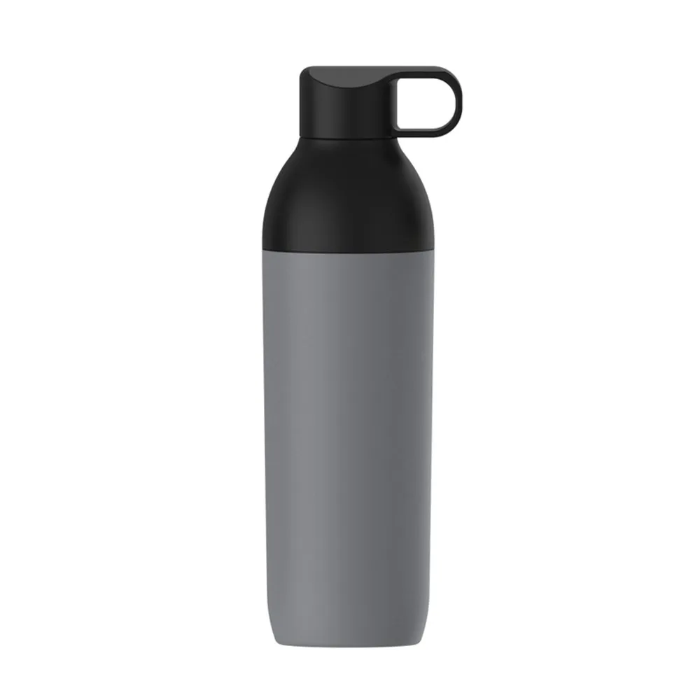 KUNZE. Garrafa e copo térmico 2 em 1 em aço inox 600 mL