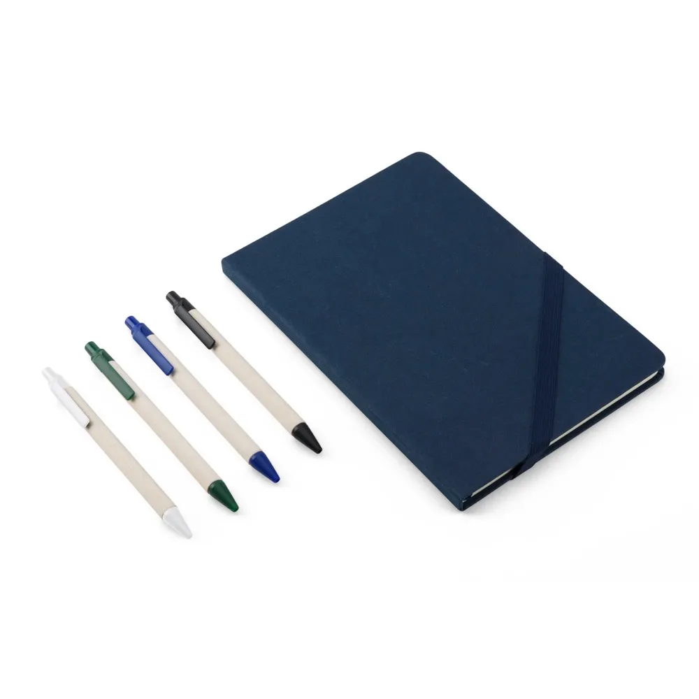 MILINK. Caneta esferográfica produzida através de pacotes de leite reciclado com escrita em azul