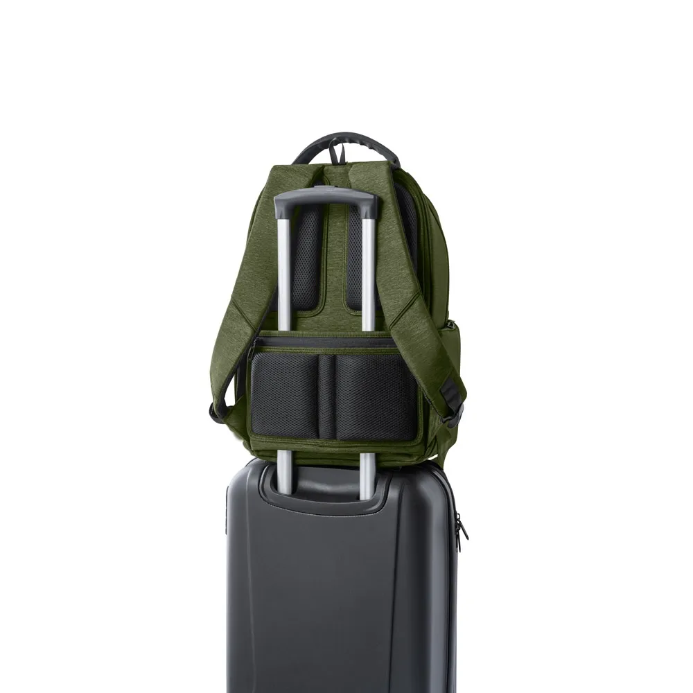 BOSTON. Mochila para notebook (17'') em Nylon 2Tone impermeável com dois compartimentos forrados e almofadados (20 L)