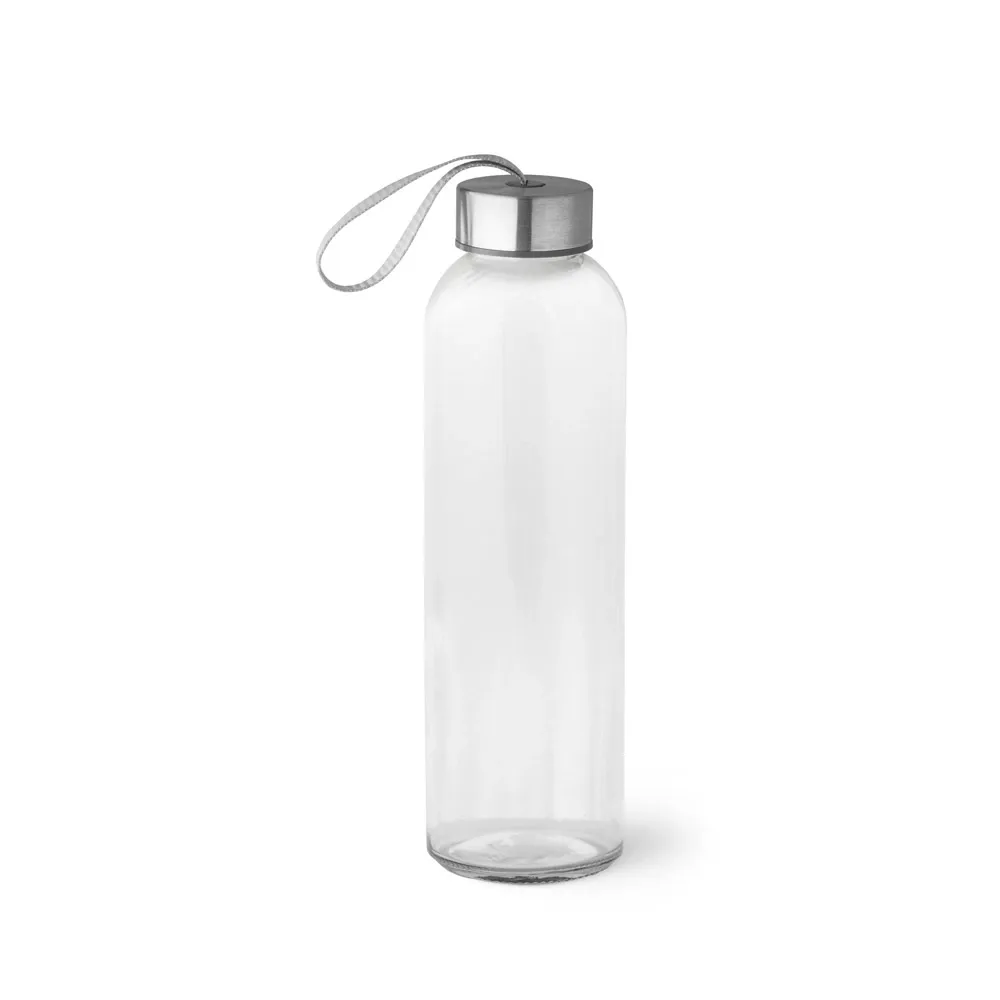 RAISE. Squeeze em vidro e tampa em aço inox com alça (520 mL)