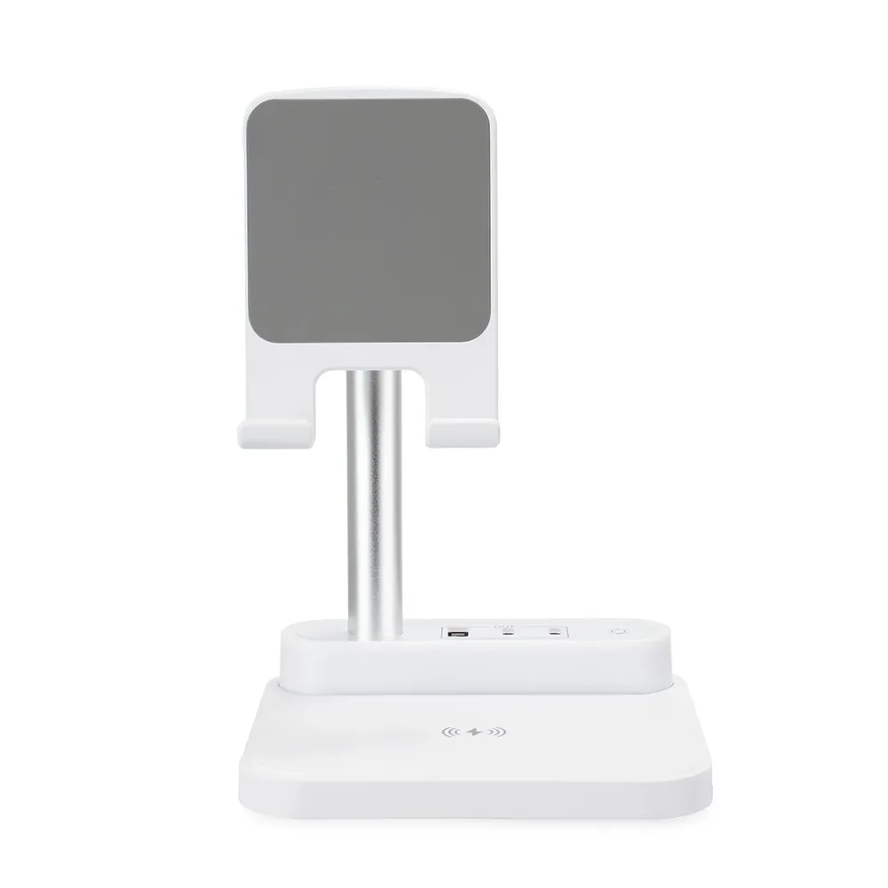 Base de Carregamento com Suporte Celular e Luminária
