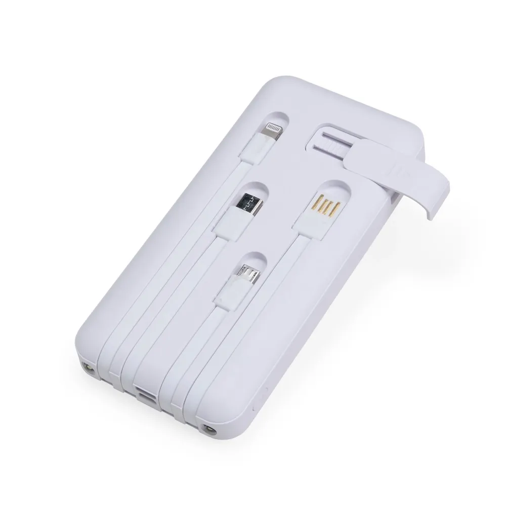 Power Bank 10.000mAh com Lanterna e Multissaídas