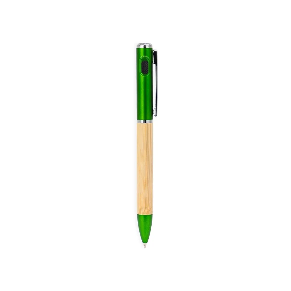 Caneta Bambu com Lanterna