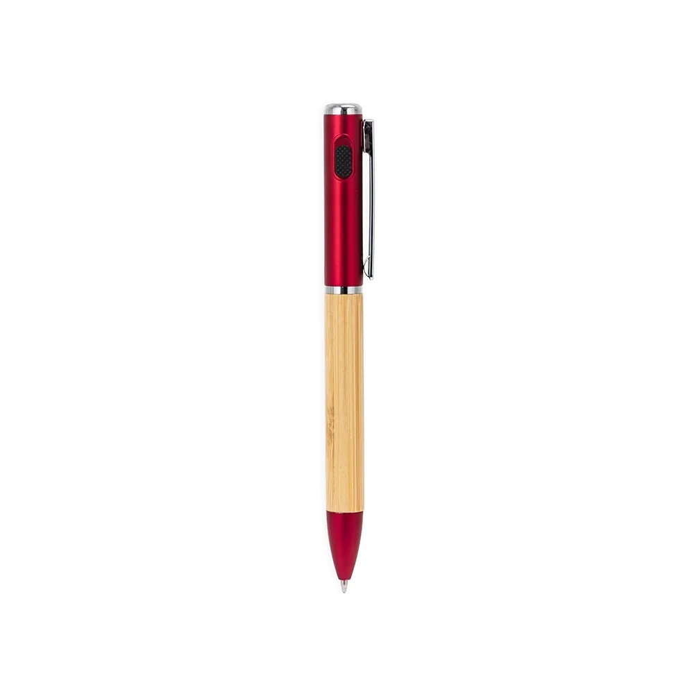 Caneta Bambu com Lanterna-09339