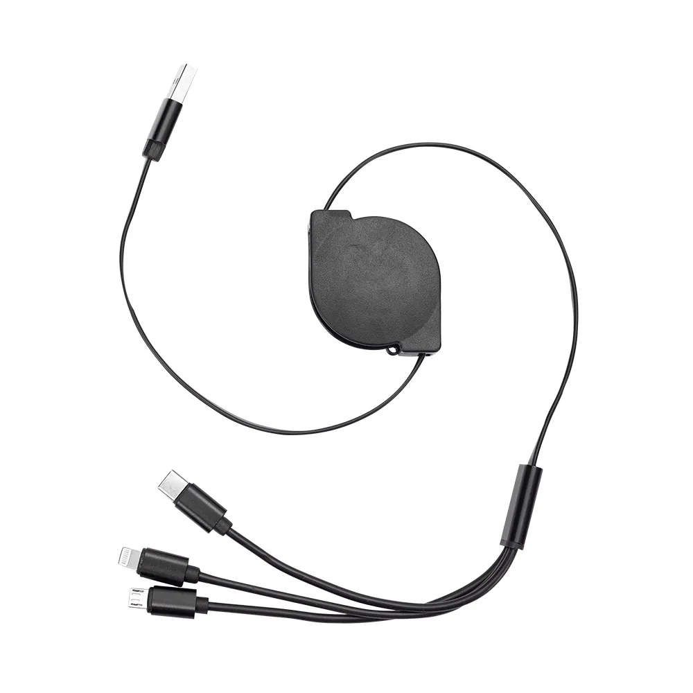 Cabo USB Retrátil 3 em 1 Cabo USB Retrátil 3 em 1