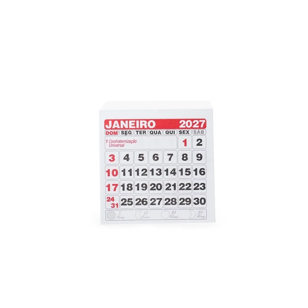 Refil Calendário 5 x 5