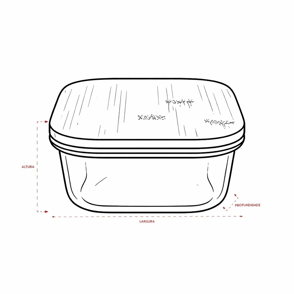Marmita Vidro 400ml