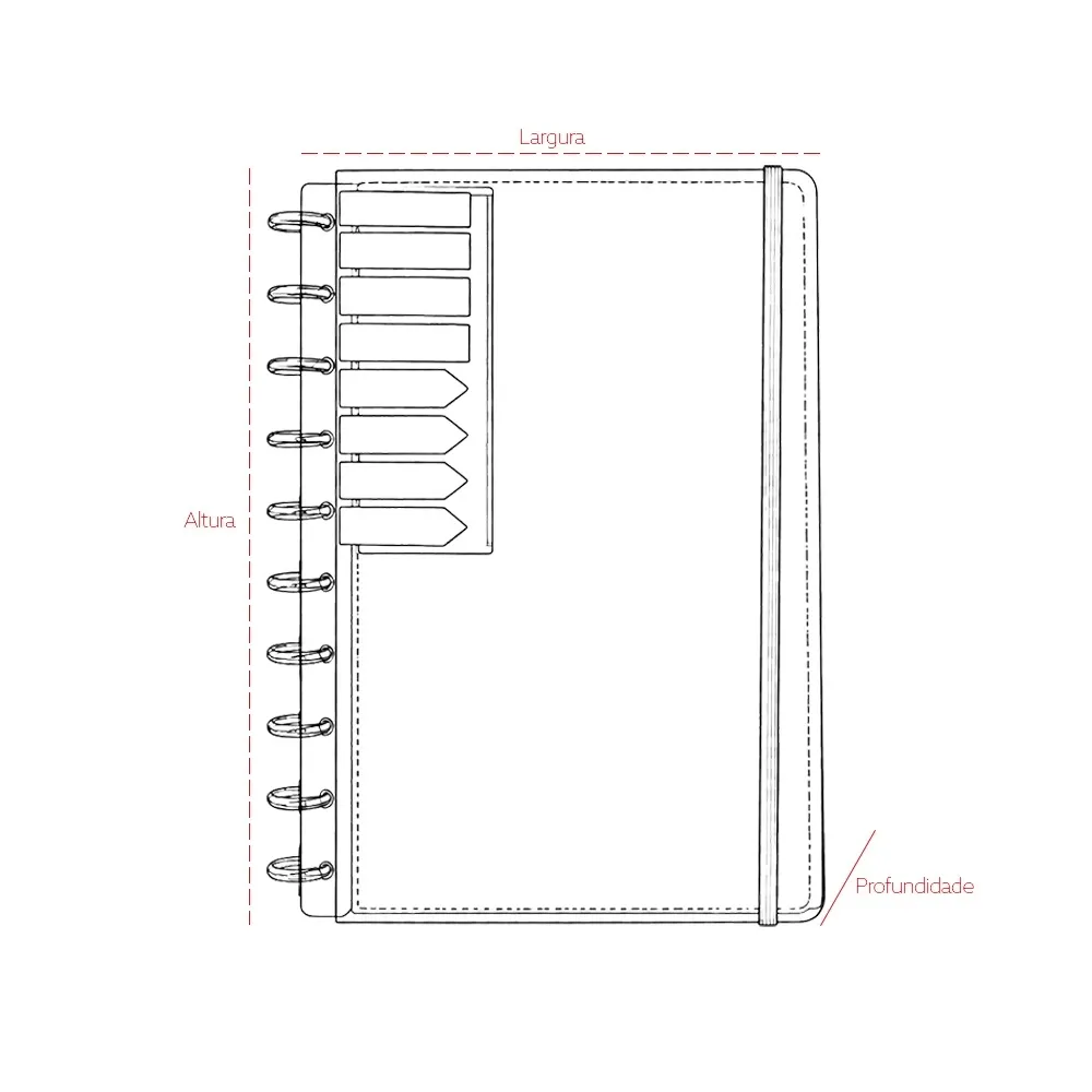 Caderno de Disco B5