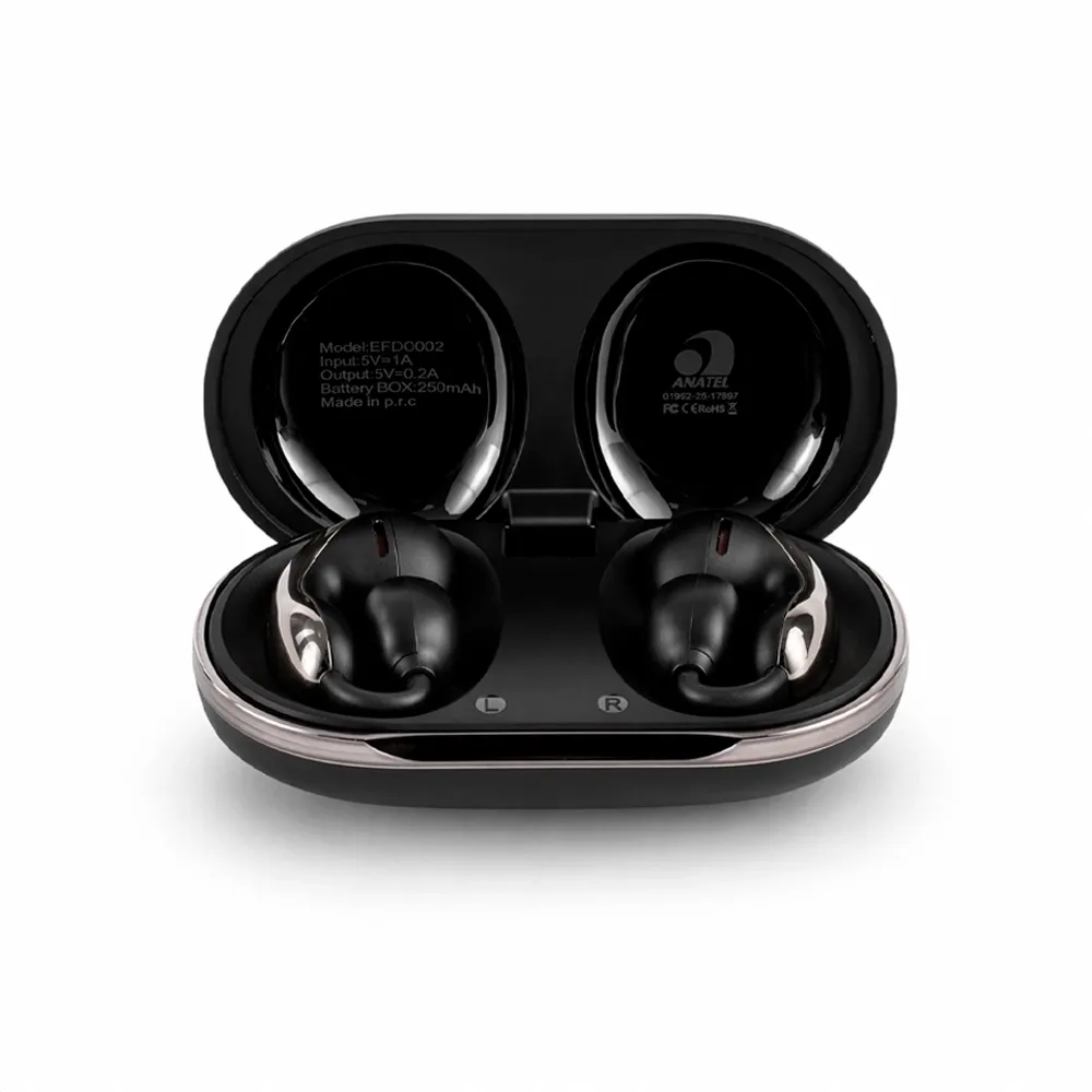 Fone de Ouvido Bluetooth com Case Carregador