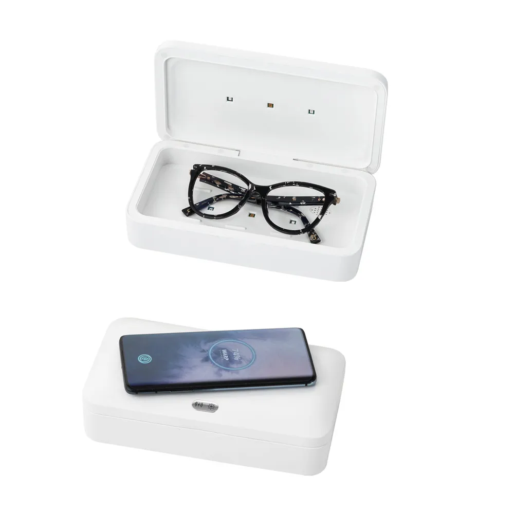 Caixa esterilizadora UV com carregador wireless Fast GERMOUT