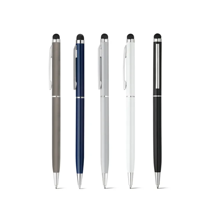 ZOE. Esferográfica em alumínio com escrita em azul