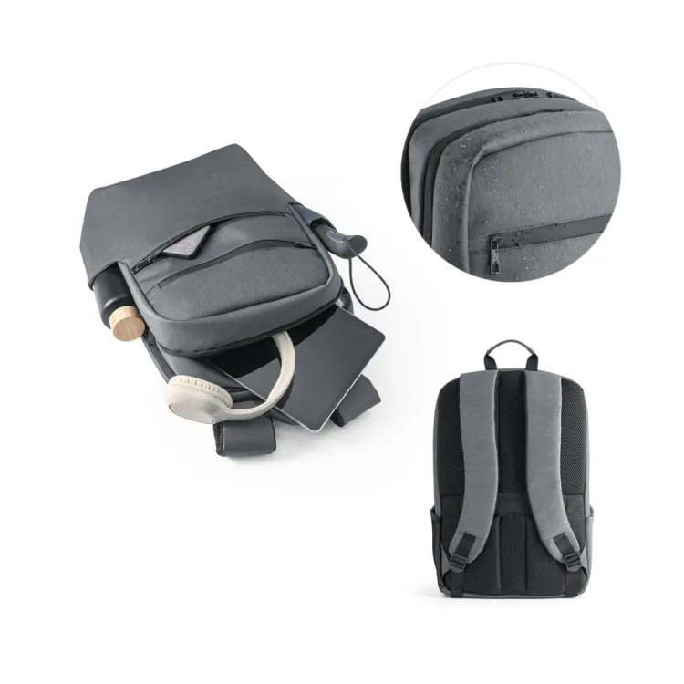 BROOKLYN. Mochila para notebook 15  em Nylon 2Tone impermeável