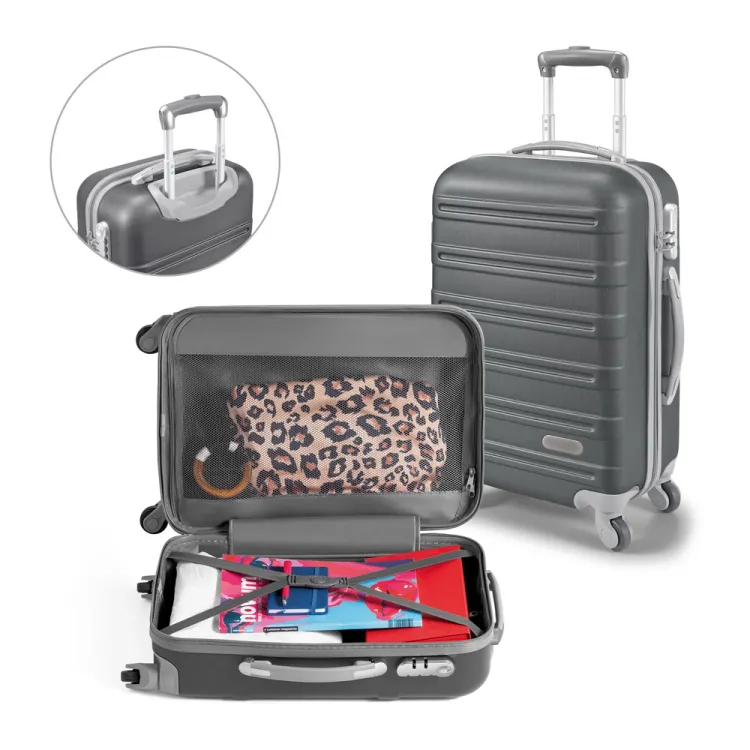 PHUKET. Mala de viagem executivo em ABS com interior forrado 36 L
