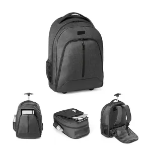 EINDHOVEN. Mochila trolley para notebook 15 6   em 600D de alta densidade e poliéster 600D impermeável