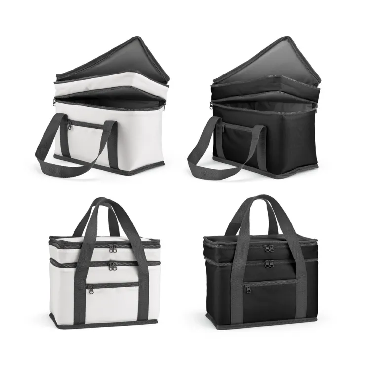 VENEZA. Sacola térmica em poliéster reciclado 600D com isolamento em PEVA 9 5 L